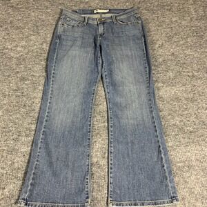 Levis 529 Jeans Womens 29 Blue Denim Curvy Bootcut 34x29 Mid Rise Stretch Casual